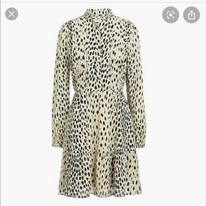 NWT J Crew leopard print dress